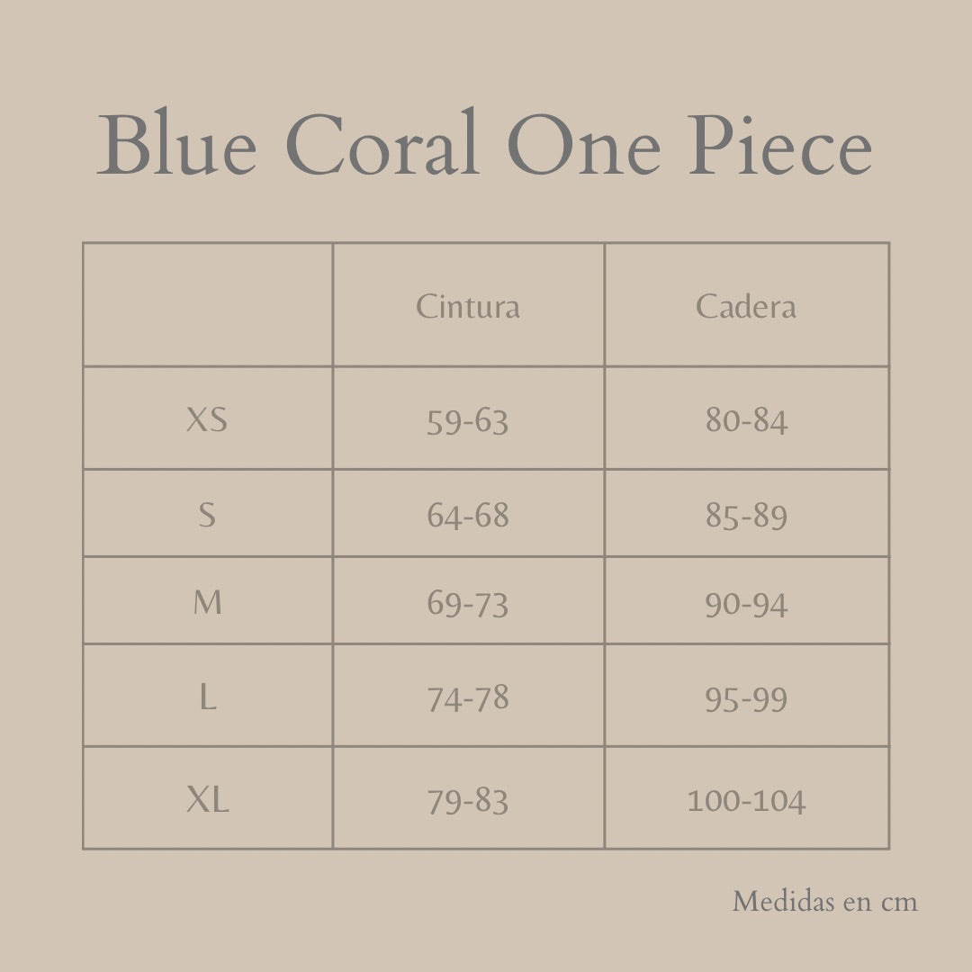 Blue Coral One Piece