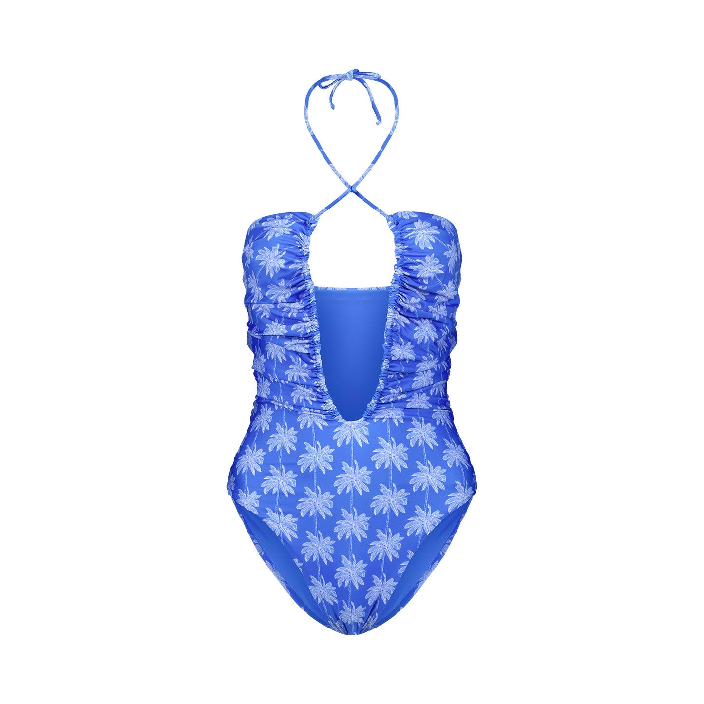 Blue Palms One Piece