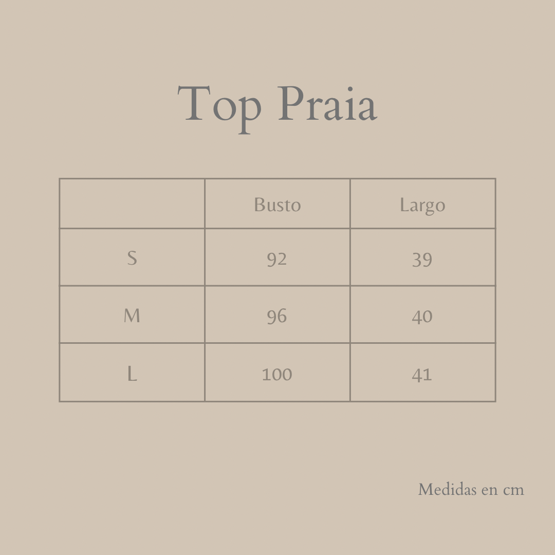 Top Praia Beige