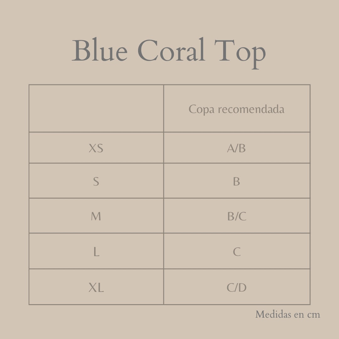 Blue Coral Top