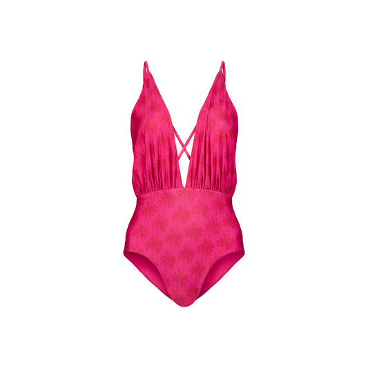 Pink Palms One Piece