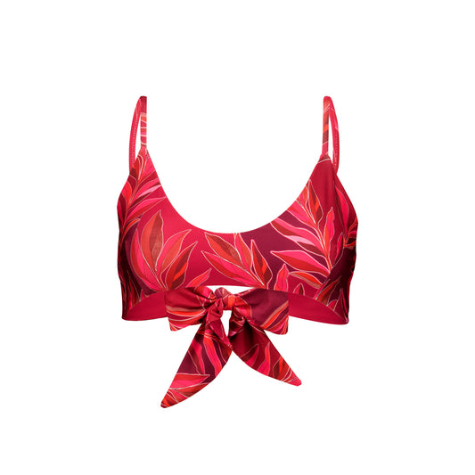 Burgundy Top Tirantes