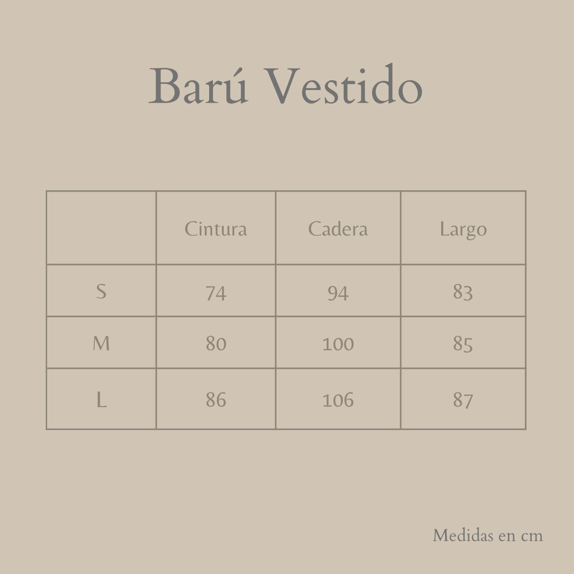 Barú Vestido