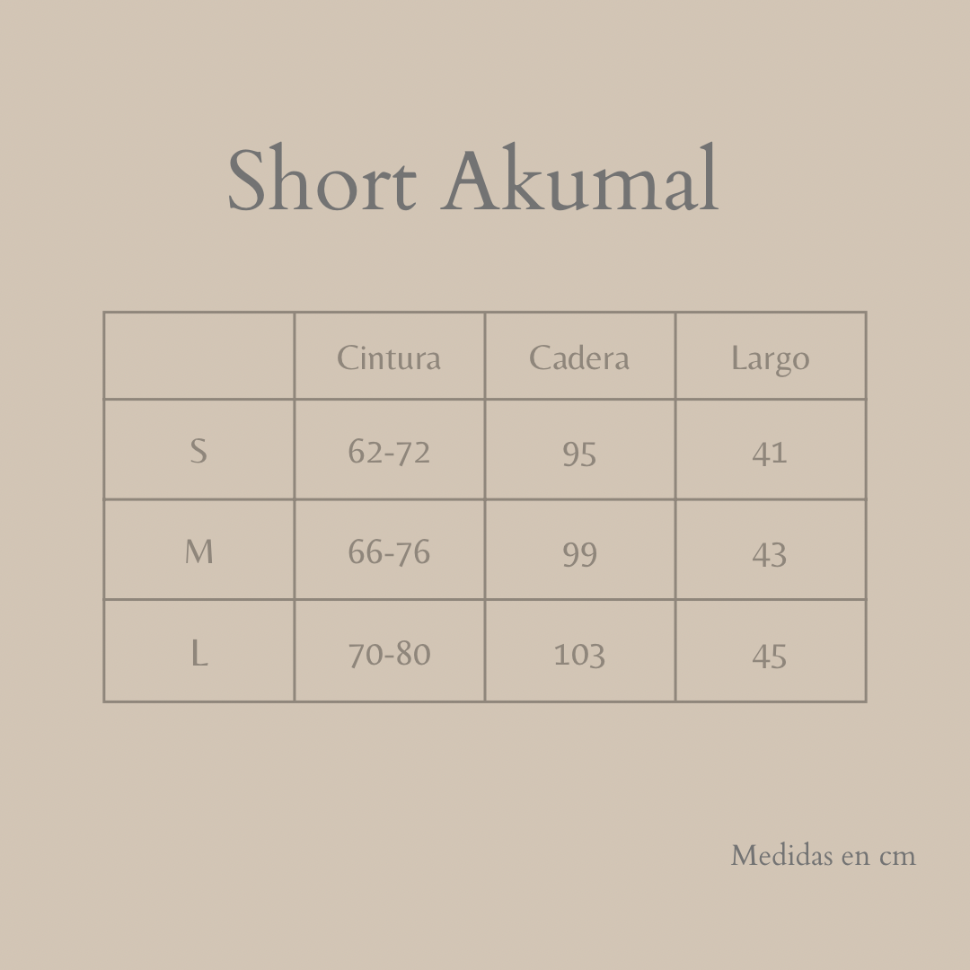 Short Akumal Negro