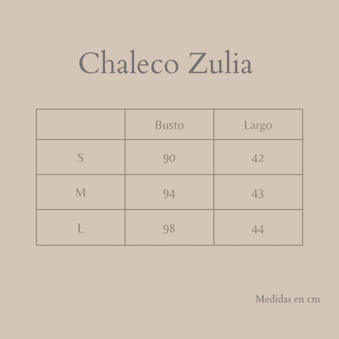 Chaleco Zulia Negro