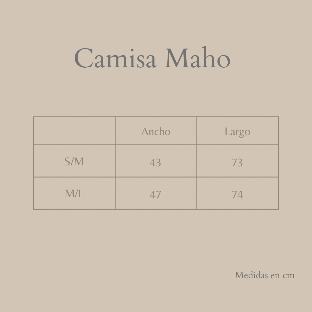 Camisa Lino Oversize Maho