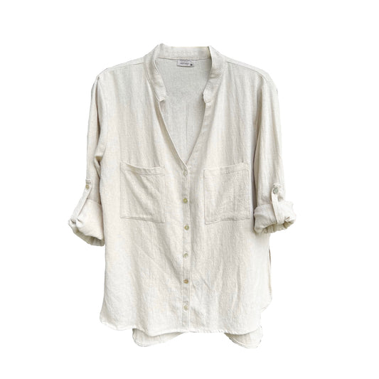 Camisa Lino Oversize